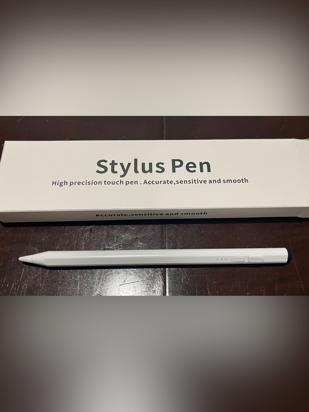 STYLUS Pen - White Rechargeable Touch Pen with USB Cable